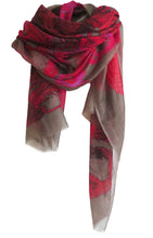 Load image into Gallery viewer, Bird of Paradise Pink - Fine Cashmere Scarf