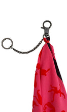 Load image into Gallery viewer, We LOVE Keychain Pink Red - Fine Cotton Blend