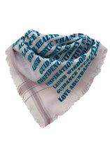 Load image into Gallery viewer, Affirmation Bandana Ocean - Cashmere Blend