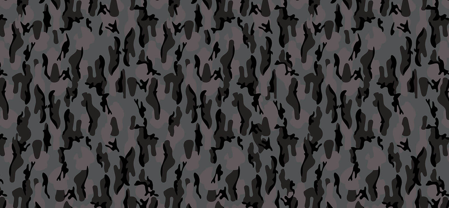 D/Luca Camouflage Grey - Fine Cashmere Scarf