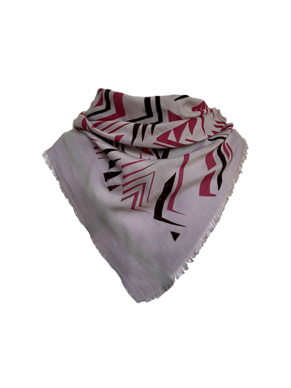 Leigh & Luca Aztek Silk Cotton Scarf