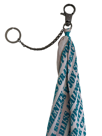 Leigh & Luca Keychain Affirmation Blue - Cashmere Modal