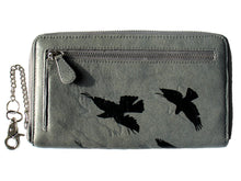 Load image into Gallery viewer, &quot;LEIGH&quot; Wallet Shadow Birds Grey