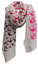Load image into Gallery viewer, Freedom Birds  - Fine Silk Cotton  Scarf