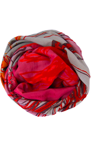 Load image into Gallery viewer, Statics Fawn-Pink Ombre - Fine Silk Cotton Scarf