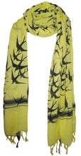 Load image into Gallery viewer, Freedom Bright Yellow  - Fine Cotton Voile Scarf