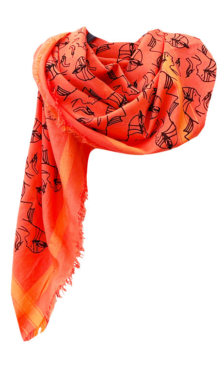 Louis Vuitton scarf in cotton and silk