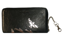 Load image into Gallery viewer, &quot;LEIGH&quot; Wallet Shadow Birds Black